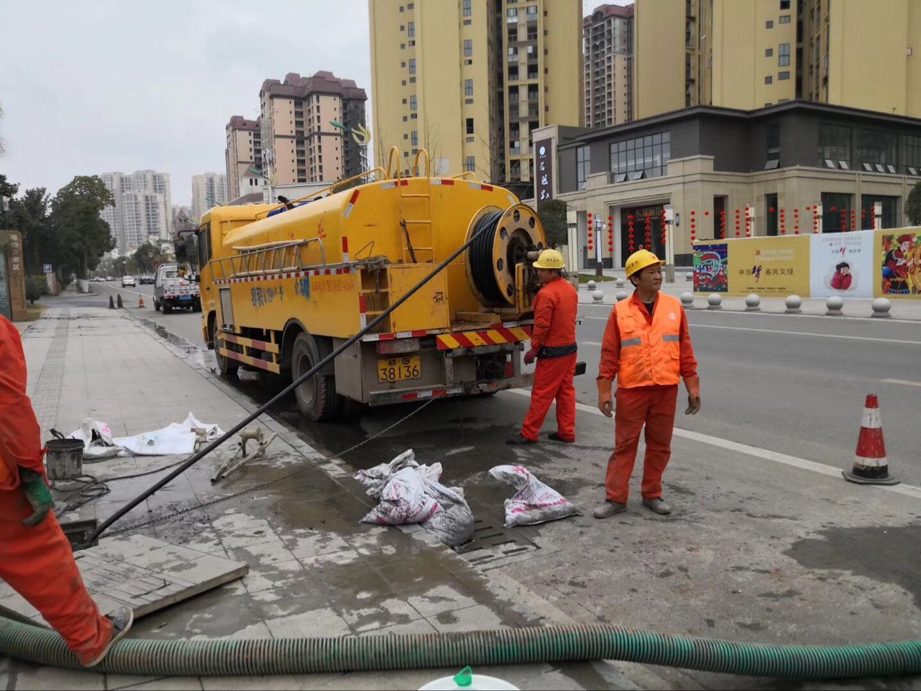 北关排污管道清淤-管道清洗