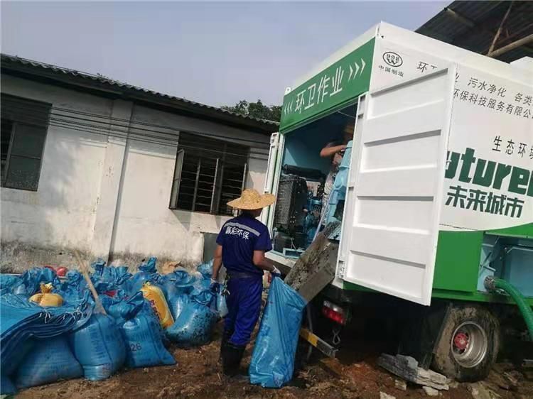 北关工业污泥压干处理